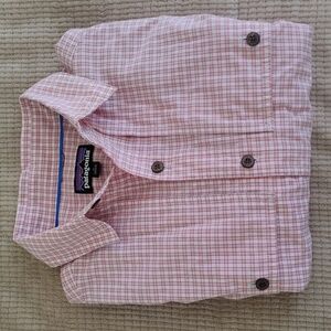 Patagonia Long-Sleeved Island Hopper II Shirt Worn Wear Size M Organic Cotton